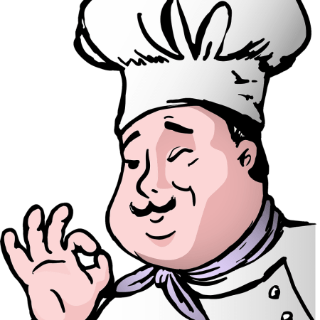 clipart showing a chef