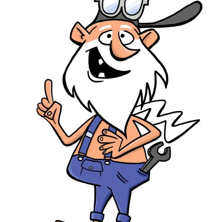 clipart image of country yokel or redneck