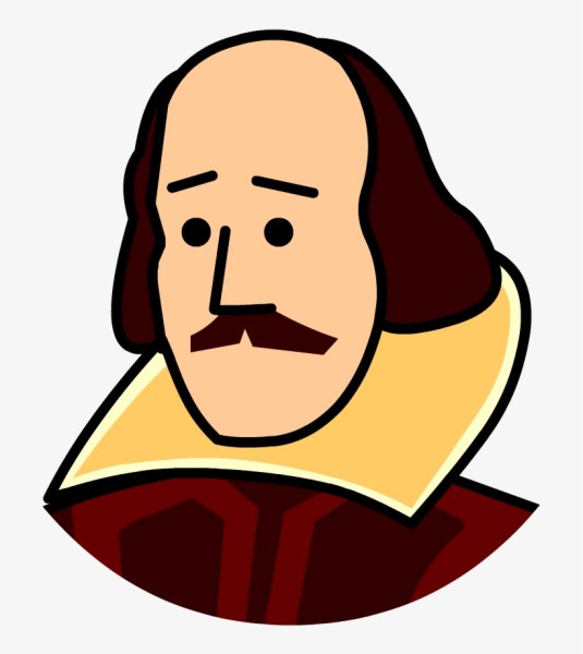 Clipart Image of William Shakespeare