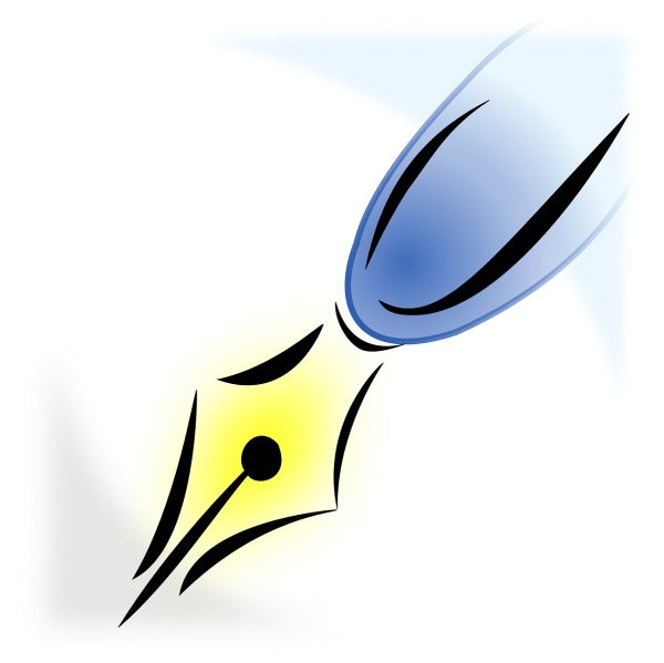 Clipart Image of a fountain pen