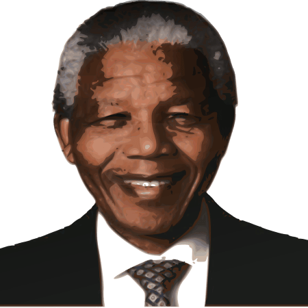 Clipart of Nelson Mandela