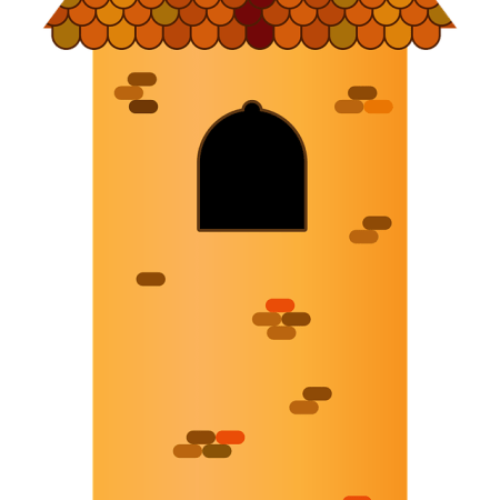 Clipart image of a high tower