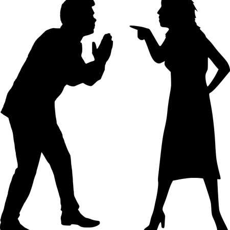 Clipart image of a couple rowing