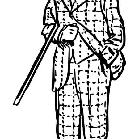 Clipart image of a country squire