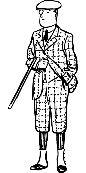 Clipart image of a country squire