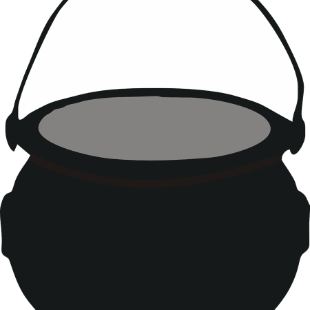 Clipart image of a cauldron