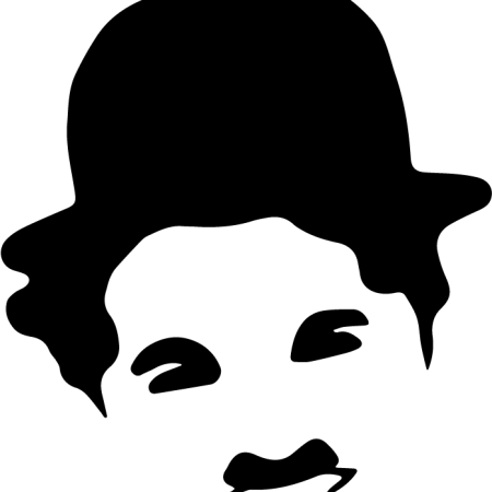 black and white image of Charlie Chaplin