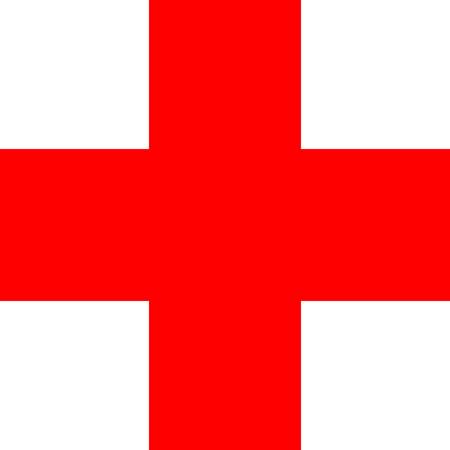 Clipart image of a red cross