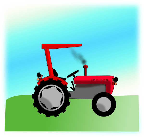 clipart image of a tractor