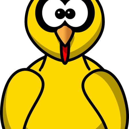 cartoon image of a yellow bird