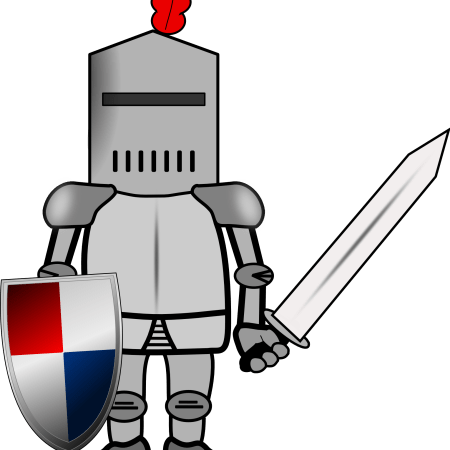clipart image of a medieval knight