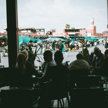 photo of a scene in Morocco