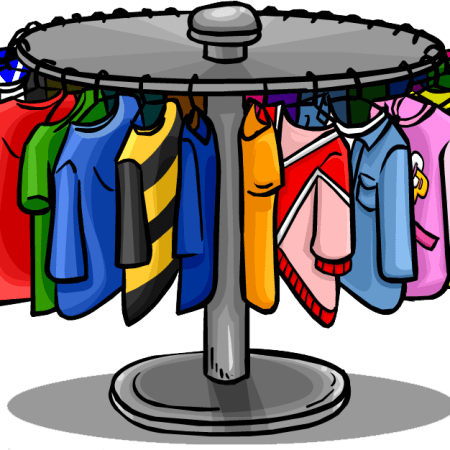 clipart imago of a clothes rail