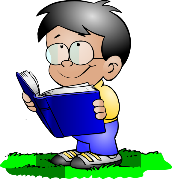 clipart image of a swotty schoolboy