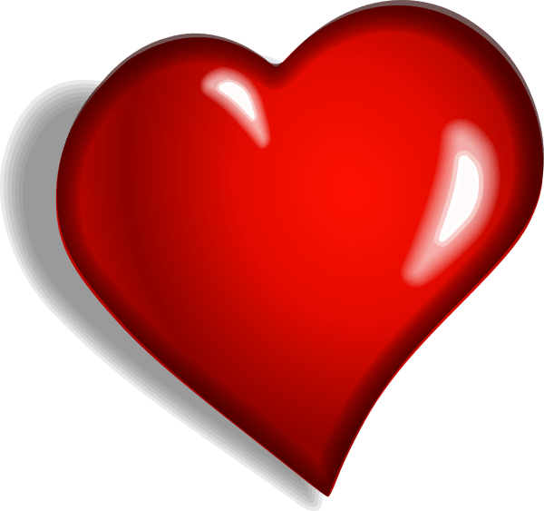 red heart clipart