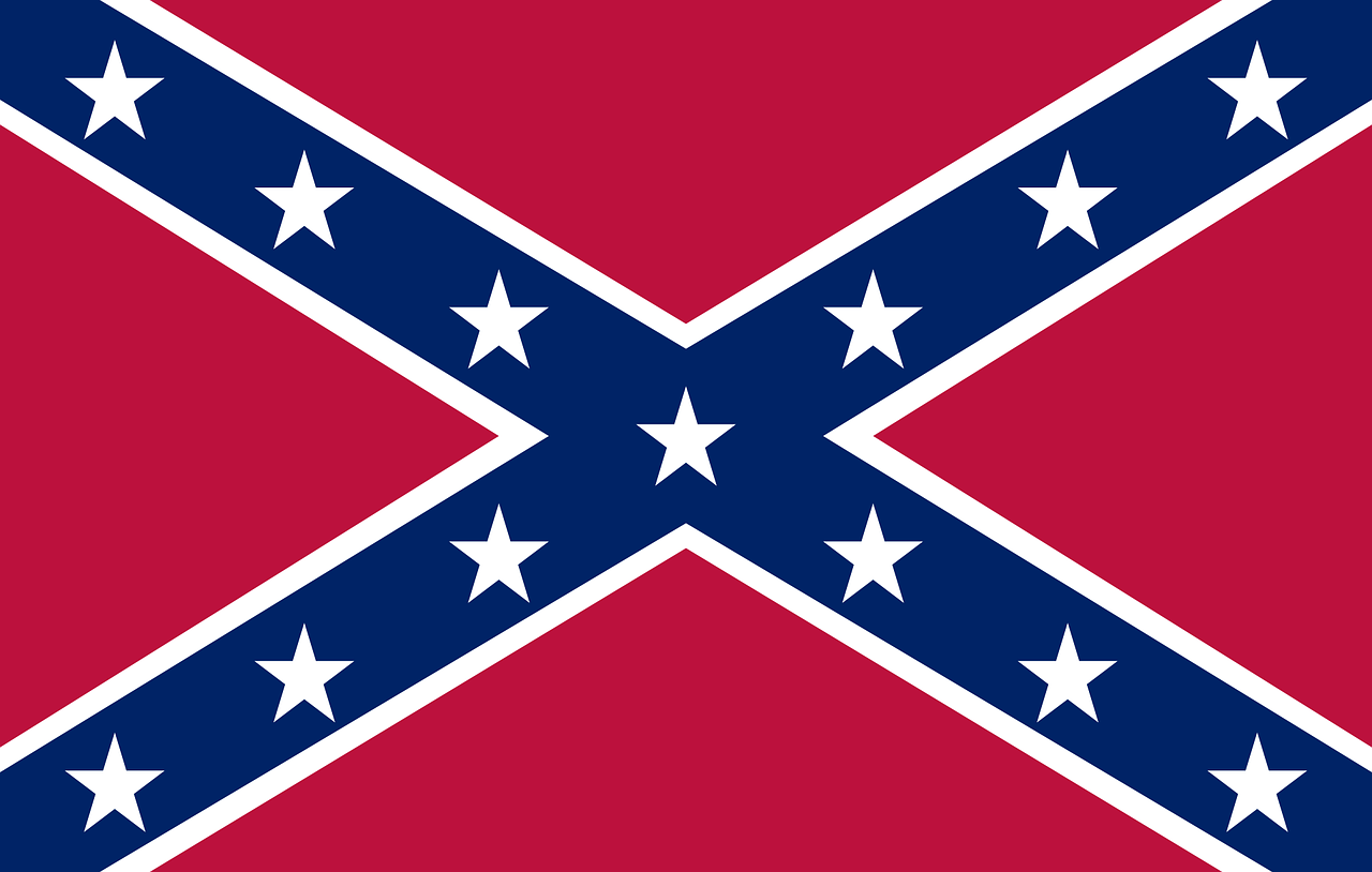 clipart image of the Confederate flag