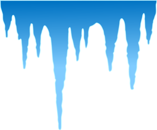 Clipart image of icicles.