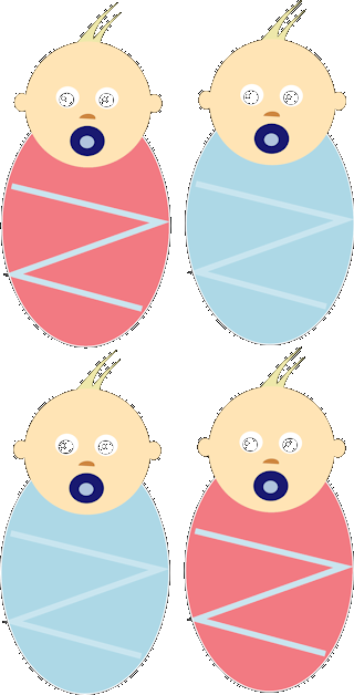 Clipart image of a set of quads