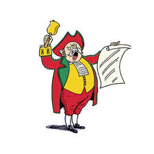 Clipart image of a town crier