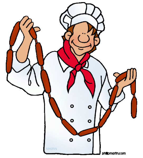 Clipart Image of a butcher