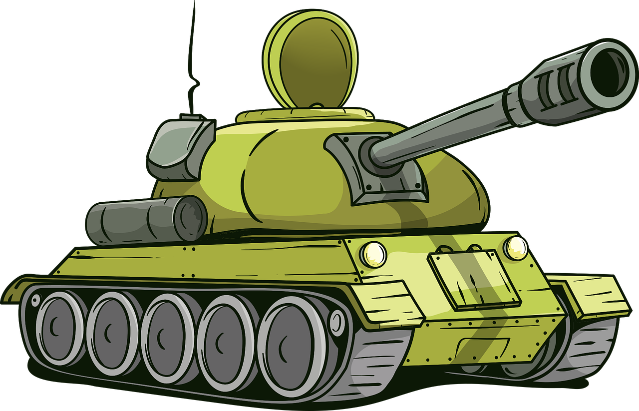 Clipart image of a tank