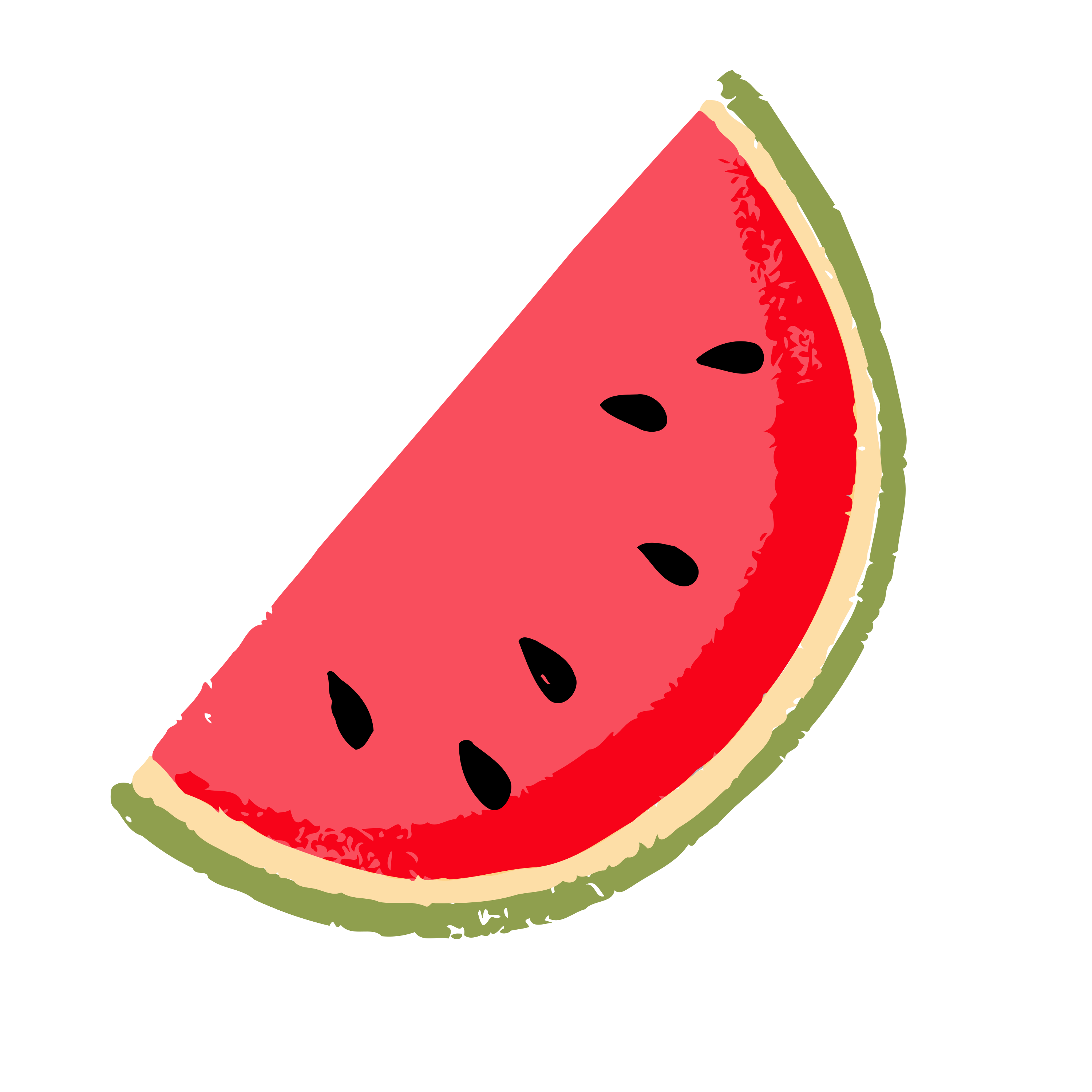 Clipart image ofawater melon.