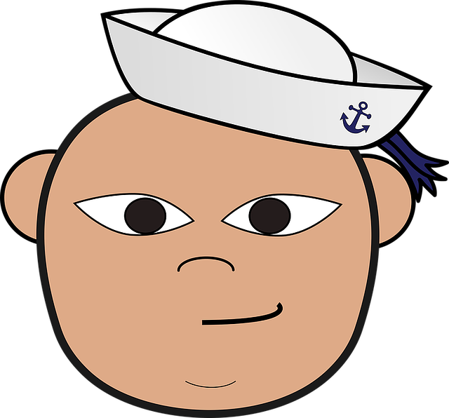 Clipart image of a sailor