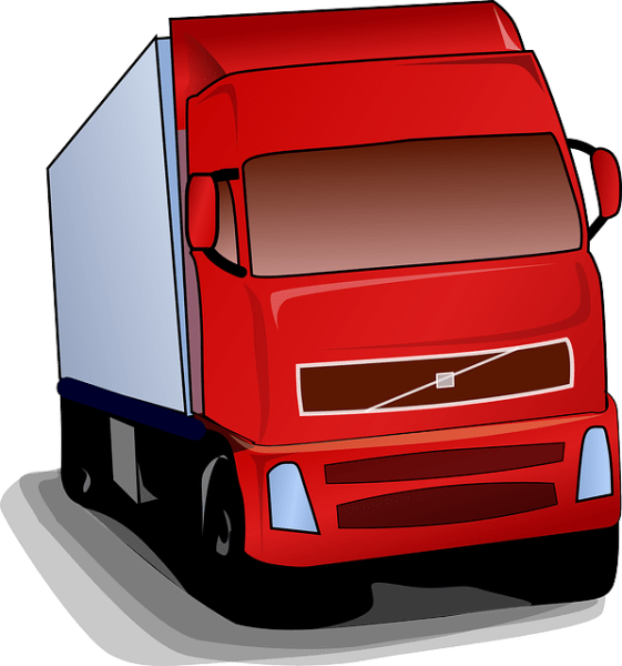 Clipart image of a lorry