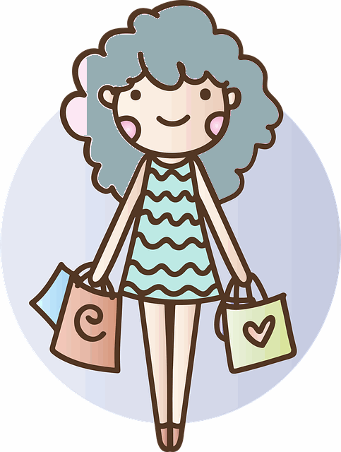 Clipart of a woman with green hair