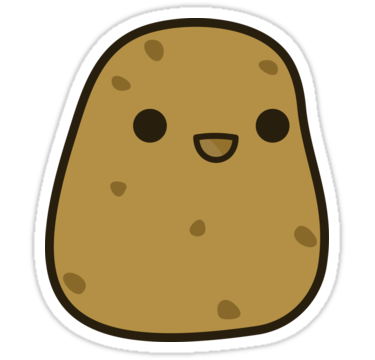 Clipart image of a potato