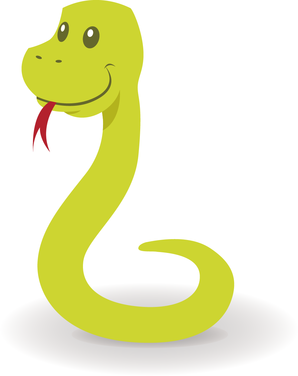 Clipart image of a snake