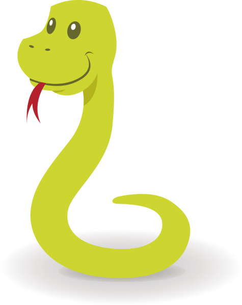 Clipart image of a snake