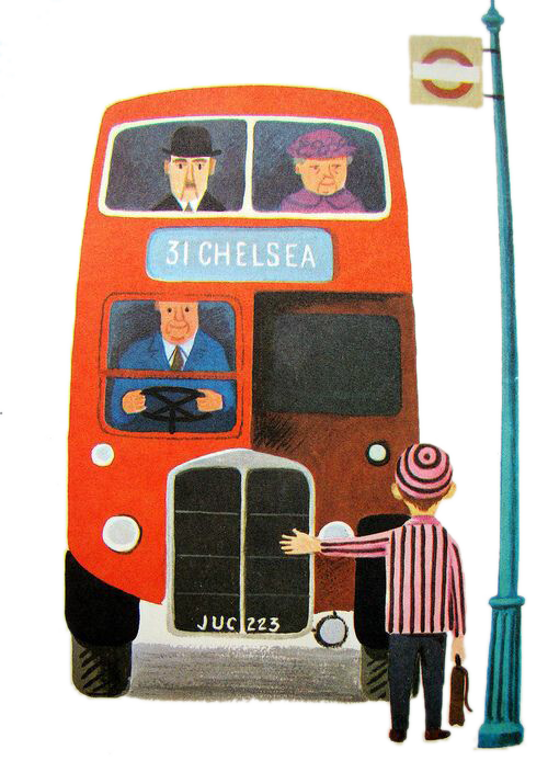 Clipart Image of a London bus