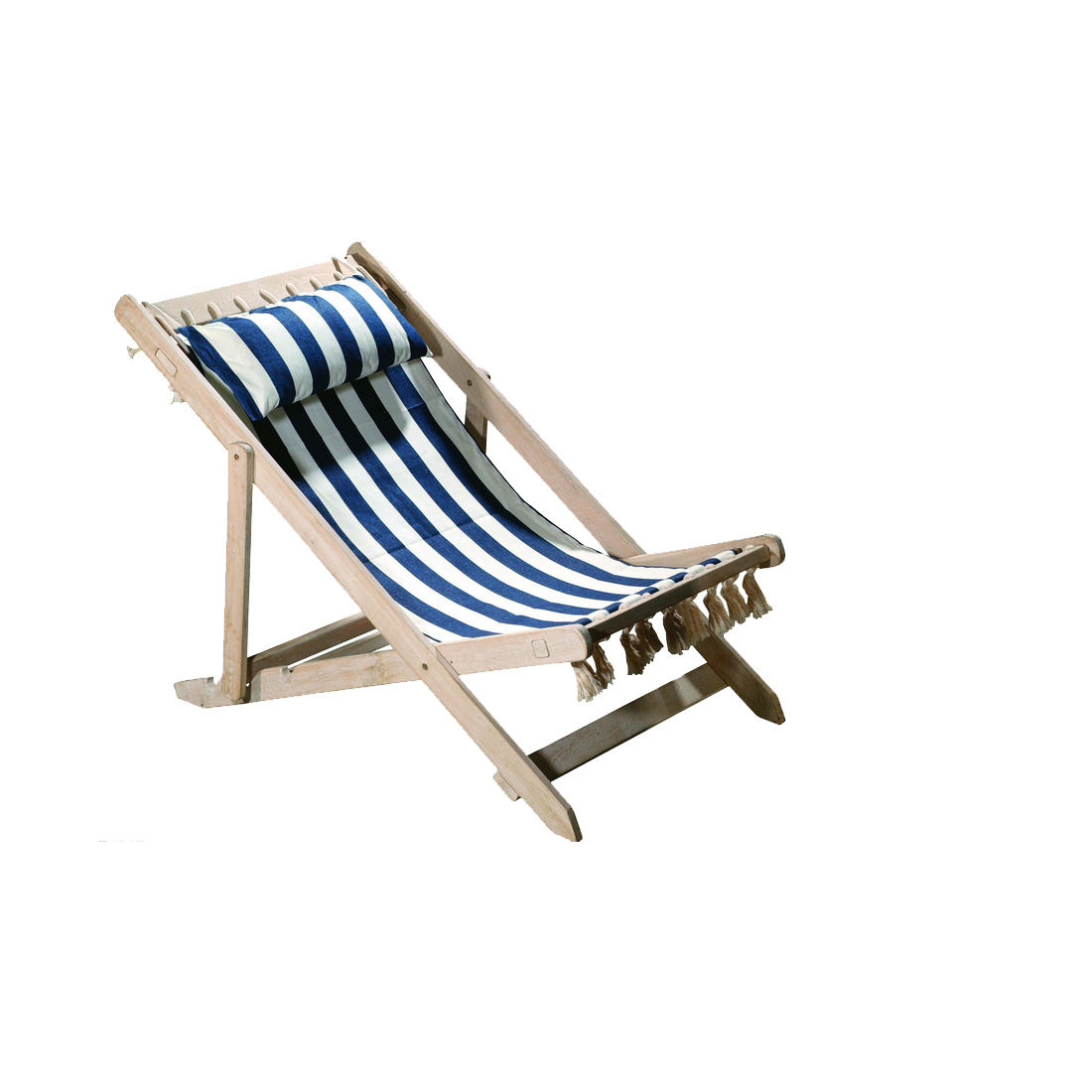Clipart image of a deckchair