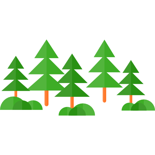 Clipart image of a forest.