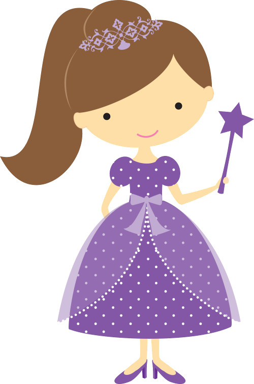 Clipart image of a pretty girl