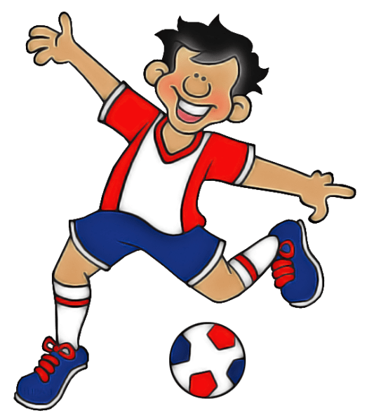 clipart image of a soccer player