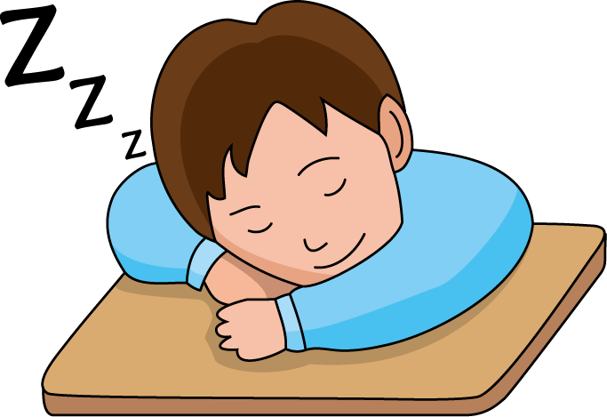 Clipart image of a young man, as;eep