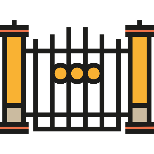 Clipart image of a gate