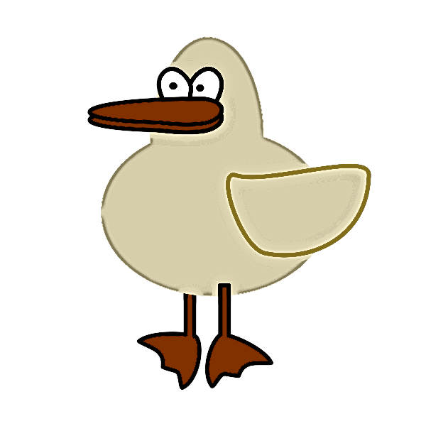 Cartoon image of a bird.