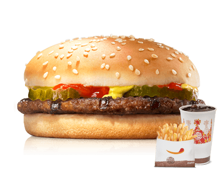 Clipart image of a burger