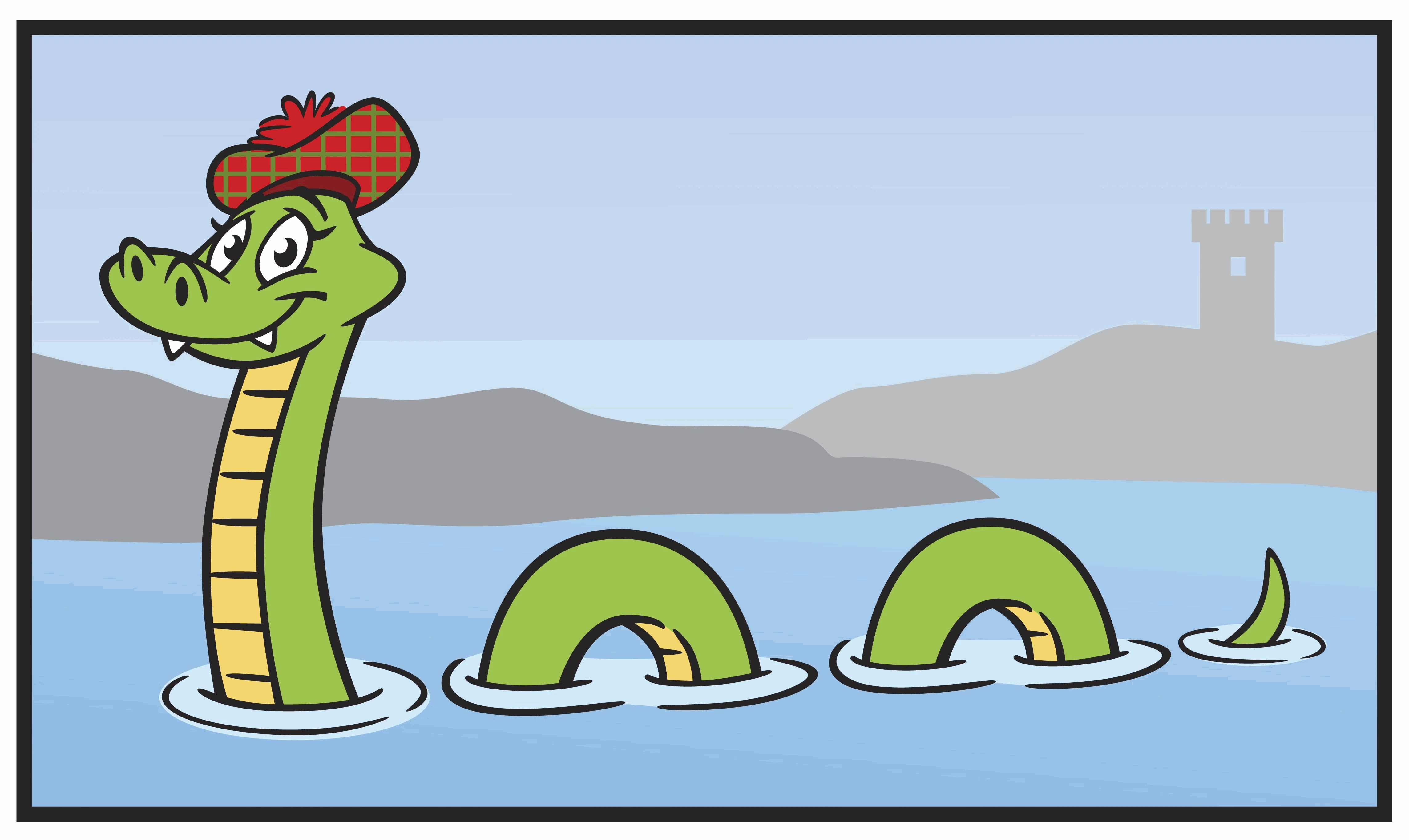 clipart image of Nessie